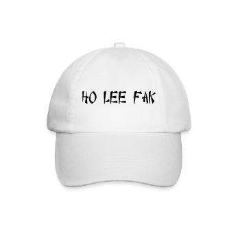 Ho Lee Fak - Baseballkappe - Weiß/Weiß - Vorne