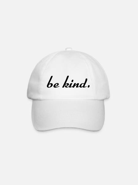 bekind - Baseballkappe - Weiß/Weiß