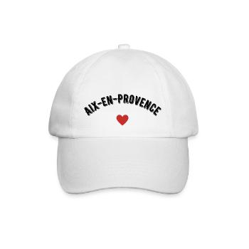 Aix en Provence - Baseballkappe - Weiß/Weiß - Vorne