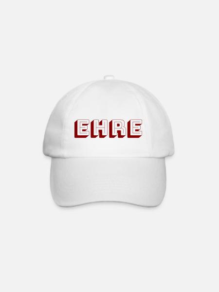 Ehre - Baseballkappe - Weiß/Weiß