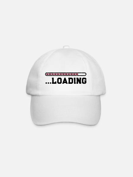 loading - Baseballkappe - Weiß/Weiß