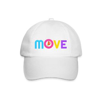 MOVE - Baseballkappe - Weiß/Weiß - Vorne