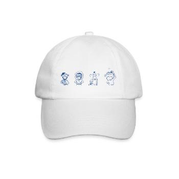 Stile - Baseballkappe - Weiß/Weiß - Vorne