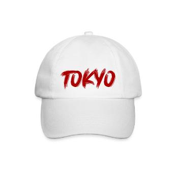 tokyo - Baseballkappe - Weiß/Weiß - Vorne