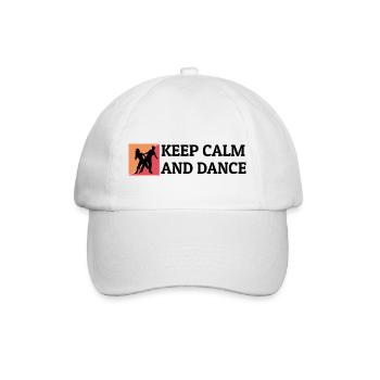 Dancing Dance Music - Baseballkappe - Weiß/Weiß - Vorne