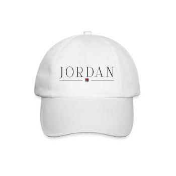 Ich liebe Jordanien - Baseballkappe - Weiß/Weiß - Vorne
