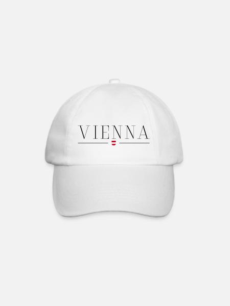 Ich liebe Wien - Baseballkappe - Weiß/Weiß