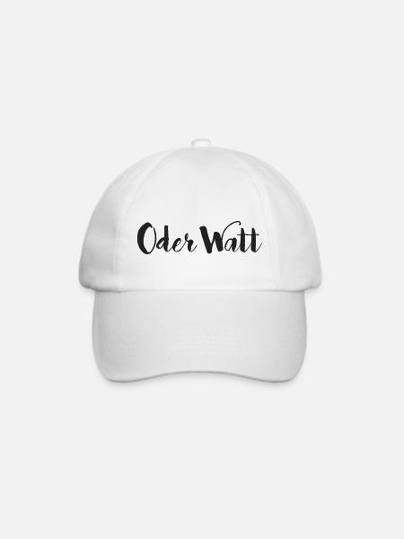 Oder Watt Der Spruch des Jahres - Baseballkappe - Weiß/Weiß