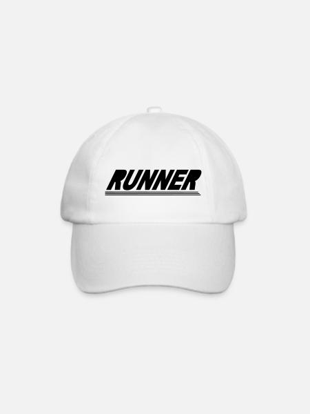RUNNER Sports - Baseballkappe - Weiß/Weiß