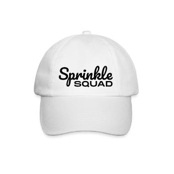 Sprinkle Squad - Lustiges Donut Geschenk - Baseballkappe - Weiß/Weiß - Vorne