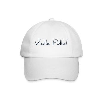 Volle Pulle - Baseballkappe - Weiß/Weiß - Vorne