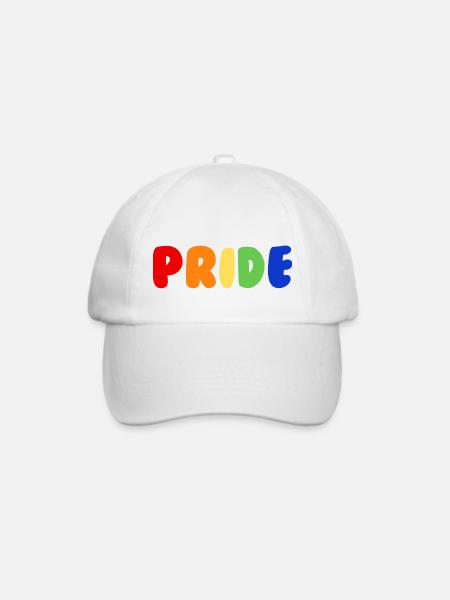 Pride - Baseballkappe - Weiß/Weiß