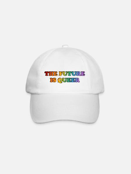 Die Zukunft ist queer - Baseballkappe - Weiß/Weiß