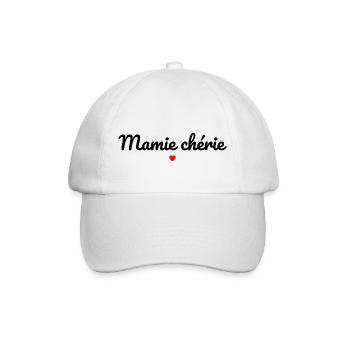 Geliebte Mutter - Baseballkappe - Weiß/Weiß - Vorne
