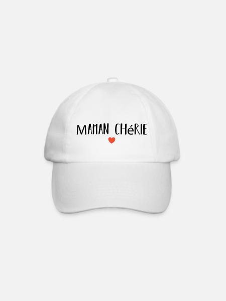 Geliebte Mutter - Baseballkappe - Weiß/Weiß