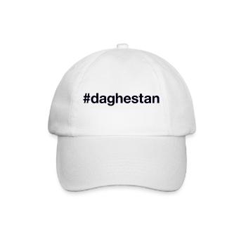 DAGHESTAN Hashtag - Baseballkappe - Weiß/Weiß - Vorne