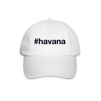 HAVANA Hashtag - Baseballkappe - Weiß/Weiß - Vorne