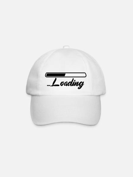 loading - Baseballkappe - Weiß/Weiß