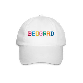 BEOGRAD Belgrade Belgrad - Baseballkappe - Weiß/Weiß - Vorne