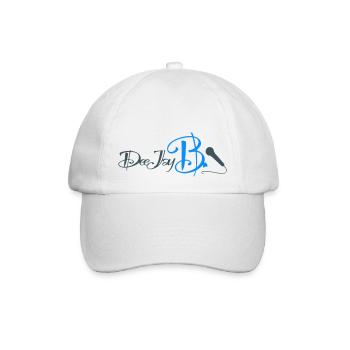 deejay b logo - Baseballkappe - Weiß/Weiß - Vorne