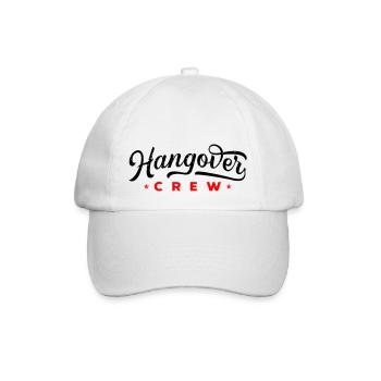 hangover crew - Baseballkappe - Weiß/Weiß - Vorne
