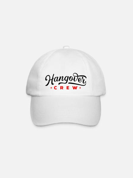 hangover crew - Baseballkappe - Weiß/Weiß