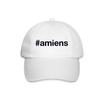 Amiens Hashtag - Baseballkappe - Weiß/Weiß - Vorne