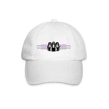 Bachelorette Party Mädchen - Baseballkappe - Weiß/Weiß - Vorne