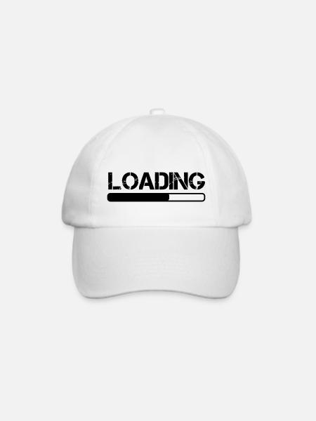 loading - Baseballkappe - Weiß/Weiß