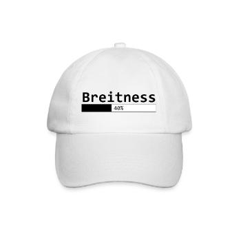 Breitness 40 - Baseballkappe - Weiß/Weiß - Vorne