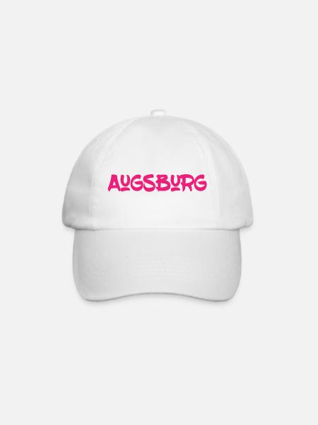 Augsburg - Bayern - Schwaben - Friedberg - Baseballkappe - Weiß/Weiß