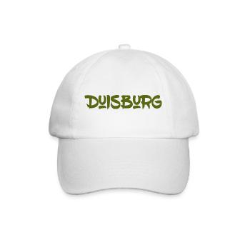 Duisburg - Ruhrpott - NRW - Rhein - Ruhr - Baseballkappe - Weiß/Weiß - Vorne