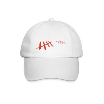 zählen - Baseballkappe - Weiß/Weiß - Vorne