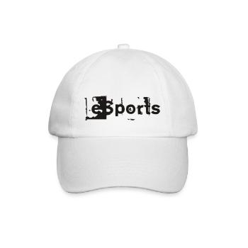 esports_trash_1 - Baseballkappe - Weiß/Weiß - Vorne