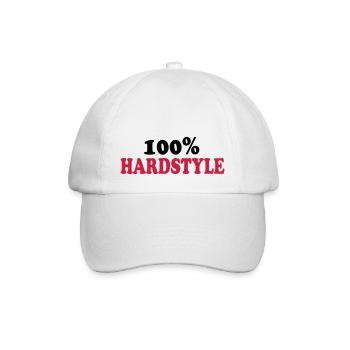 Hardstyle - Baseballkappe - Weiß/Weiß - Vorne
