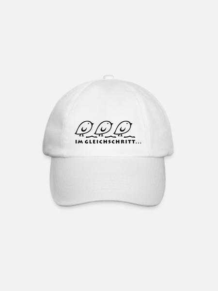 Tweetlercools - IM GLEICHSCHRITT - Baseballkappe - Weiß/Weiß