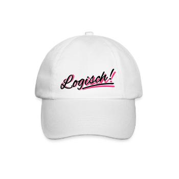Logisch! - Farbwechsel - Baseballkappe - Weiß/Weiß - Vorne
