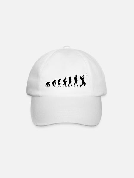 Jazz Evolution - Baseballkappe - Weiß/Weiß
