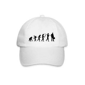 BUSINESS EVOLUTION! - Baseballkappe - Weiß/Weiß - Vorne
