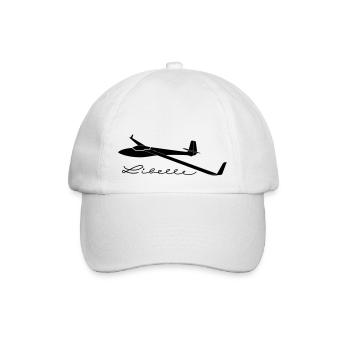 standard libelle segelflugzeug - Baseballkappe - Weiß/Weiß - Vorne