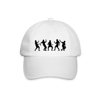 dance - Baseballkappe - Weiß/Weiß - Vorne