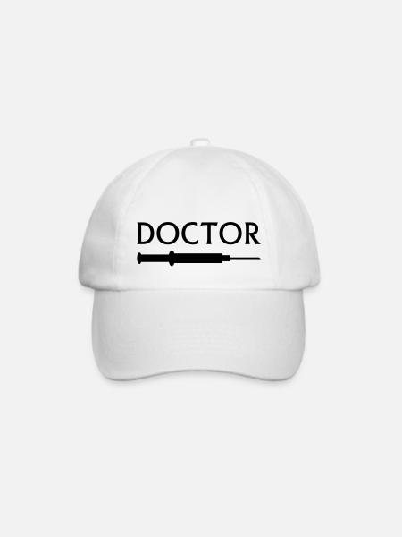 doctor - Baseballkappe - Weiß/Weiß