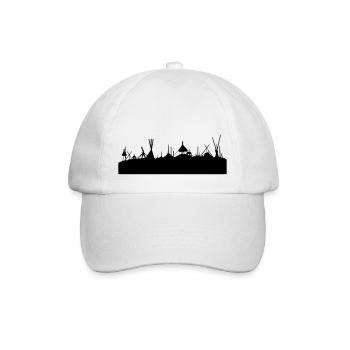 Tent Skyline - Baseballkappe - Weiß/Weiß - Vorne