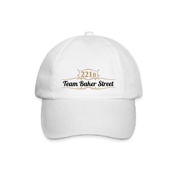 Team Baker Street - Baseballkappe - Weiß/Weiß - Vorne