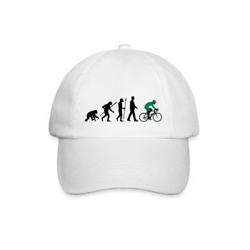 evolution_radfahrer_052012_d_2c - Baseballkappe - Weiß/Weiß - Vorne