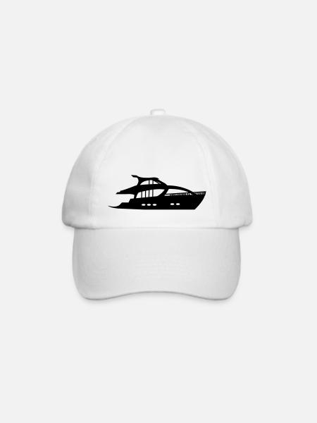 yacht - Baseballkappe - Weiß/Weiß