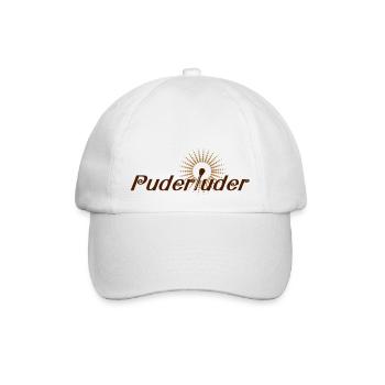 Puderluder (2-farbig) / Styling / Friseur / - Baseballkappe - Weiß/Weiß - Vorne