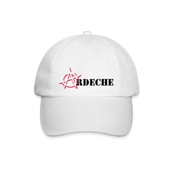 Anarchy Ardeche - Baseballkappe - Weiß/Weiß - Vorne