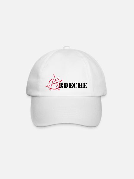 Anarchy Ardeche - Baseballkappe - Weiß/Weiß