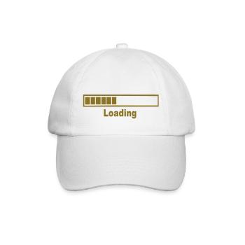 loading - Baseballkappe - Weiß/Weiß - Vorne